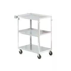 Vollrath Utility Cart, 3 Shelf, Stainless Steel - 97121 1900