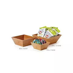 G.E.T. Square Bamboo Bowl Set w/Liner, 12