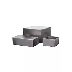 G.E.T. Uptown Stainless Steel Square Pan w/ Brushed Finish,