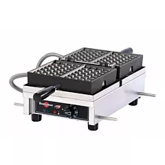 Eurodib Krampouz Liege 4 x 7 Waffle Maker 180° Opening, 120V