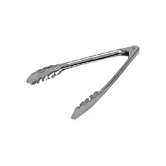 Browne Stainless Steel Utility Tongs w/ Stain Finish, 7