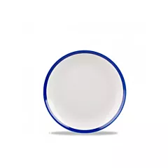 Churchill Retro Blue 6.5â€ Coupe Plate - 1063/WHBBEVP61