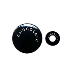 FIFO Squeeze Bottle Identifiers, 3 Caps / 3 Rings, Chocolate