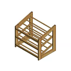 Traditional b5091:g5091fresh rack, maple, 27.25