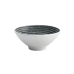 Oneida urban storm bowl, noir/white, 9