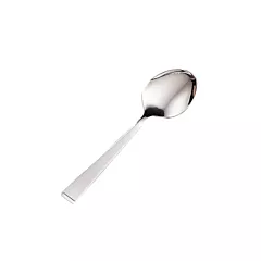 World Tableware Charm Round Bouillon Spoon, Silver, 5 7/8