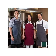 Premium® Standard Bib Apron w/ Pockets, Hunter Green - VST274/1050(HG)