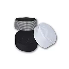 Premium uniforms pill box cap w/ mesh top, white - 1635wht 2
