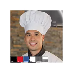 Premium uniforms poly cotton chef hat, white - 1750wht 274/1