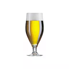 Arcoroc Cervoise Footed Beer Goblet Stemmed Glass, Clear, 16