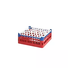 Vollrath Signature Full-Size Cup Rack, Royal Blue, 20 Compar