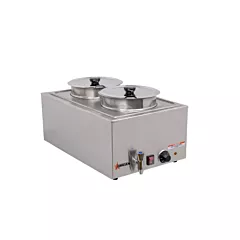 Slice Craft Double Well Food Warmer with 8 Litre Per Container Capacity(OM19077)