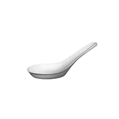 Cameo china chinese soup spoon, white, 5