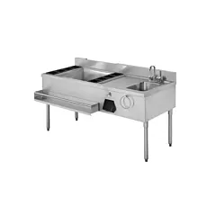 Quest stainless steel bar sink, rh sink - 2163/136-barst60-r