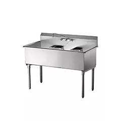 Quest Triple Heavy Duty Stainless Steel Sinks, 16