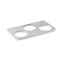 Vollrath 4/3 Size Adapter Plate with 3 x 8.4