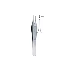 Sterile Adson Tissue Forceps 1x2 Teeth 4.5