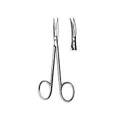 Sterile Disposable Iris Scissor, 4.5