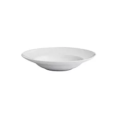 Steelite varick cafe porcelain presentation bowl, white, 18