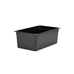 Cambro Camwear Insert Pan, Black, 27 qt, 8