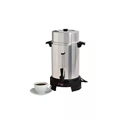 Crown aluminum cafÃ© maker, 55 cups - 100/fcmla055