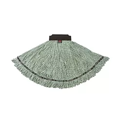 Rubbermaid Maximizer Microfiber Wet Mop Head, Large, Green(1924814)
