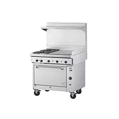 Quest? Qgr-1 Series Single Oven Range w/ 2 Burners and 24