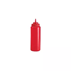 Browne Wide Mouth Squeeze Bottle, Red, 16 oz 6PK - 57801705