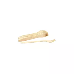 Tablecraft biodegradable bamboo forks, 6.5