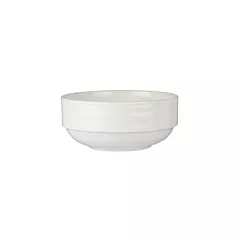 Steelite Reverb Porcelain Stacking Bowl, White, 24 oz - 6210