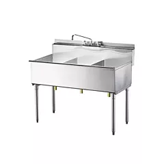 Quest Super Economy Sink, Triple Compartment, 48