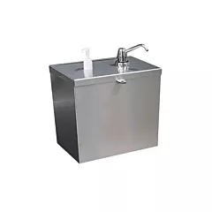 Quest Sani-Station Wipe and Sanitizer Holder, S/S - 2163/SAN