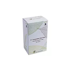 Eco-packaging compostable milkshake straws, clear, 8