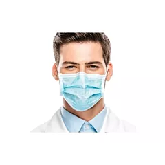 Atop premium series procedural face mask, level 3, 4-ply, bl