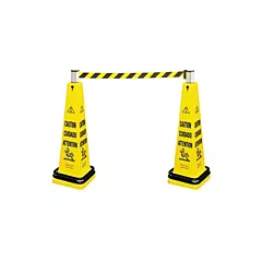 Rubbermaid Multilingual Floor Cone Barricade System Eng/FR/S