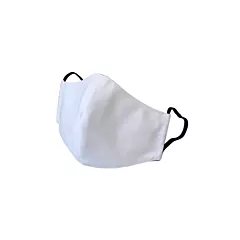 Premium reusable face mask, white, small - fce-msk-small-whi