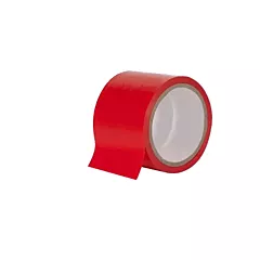 COVID-19 Social Distancing Floor Tape, Red, 4