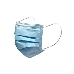 Eco-Packaging Procedural Face Mask, 3-Ply, Blue 50/PK - EP-B