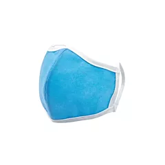 Mercer reusable anatomical face mask, 2-ply, light blue - m6