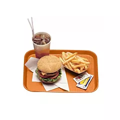 Cambro fast food tray, orange, 12