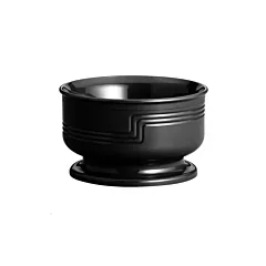 Cambro camwear shoreline collection delivery ware bowl, blac