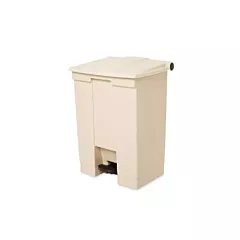 Rubbermaid legacy step-on container, beige, 18 gal - 152/fg6