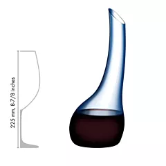 Riedel Cornetto Confetti 40 Oz Wine Decanter, Blue(1977/13B)