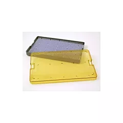 Sterilization Micro Tray with Base, Lid, & Pin Mat 6x10x0.75in