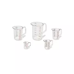Rubbermaid bouncer measuring cup, clear, 0.9 l - fg321600clr