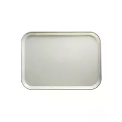 Cambro rectangular cafeteria tray, antique parchment, 14