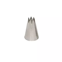 Ateco open star pastry tip #826, 1/2