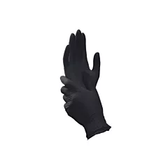 Avianz Disposable Nitrile Gloves, Black, Extra Large 100/BX-