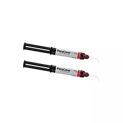 Coltene ParaCore Slow Build-Up Material Trans Automix Syringe Refill 2x5mL + 20 Tips 