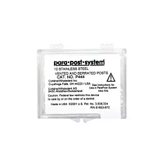 Coltene ParaPost Stainless Steel Posts Size 6, 0.06